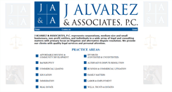 Desktop Screenshot of jalvarezlaw.com