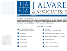 Tablet Screenshot of jalvarezlaw.com